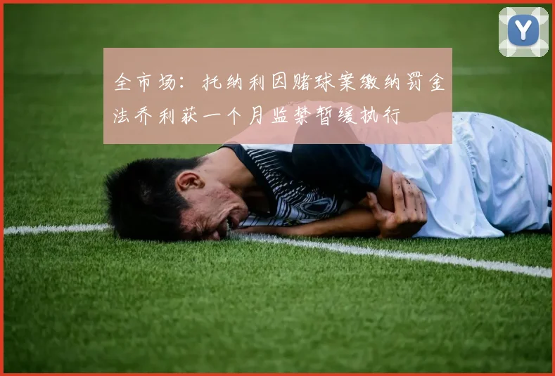 全市场：托纳利因赌球案缴纳罚金法乔利获一个月监禁暂缓执行